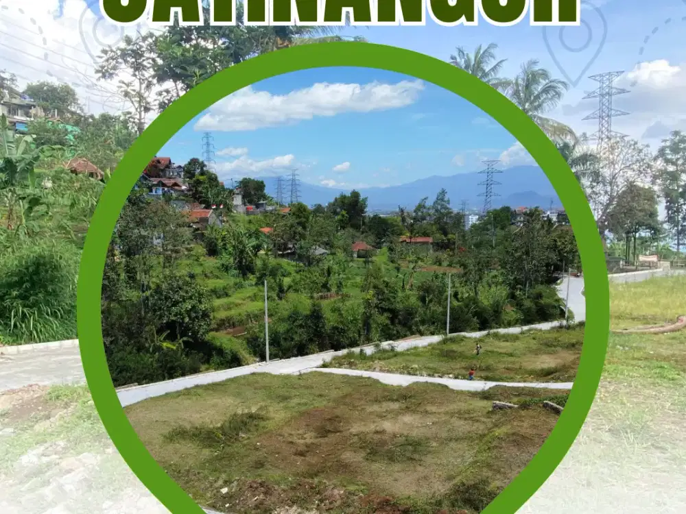 HANYA 400 METER dari Jalan Raya Utama! Kavling Terdepan Hegarmanah, Lokasi Paling Dicari