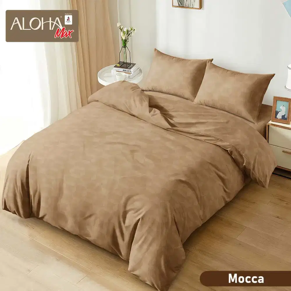 Bed cover katun polos Aloha by Internal