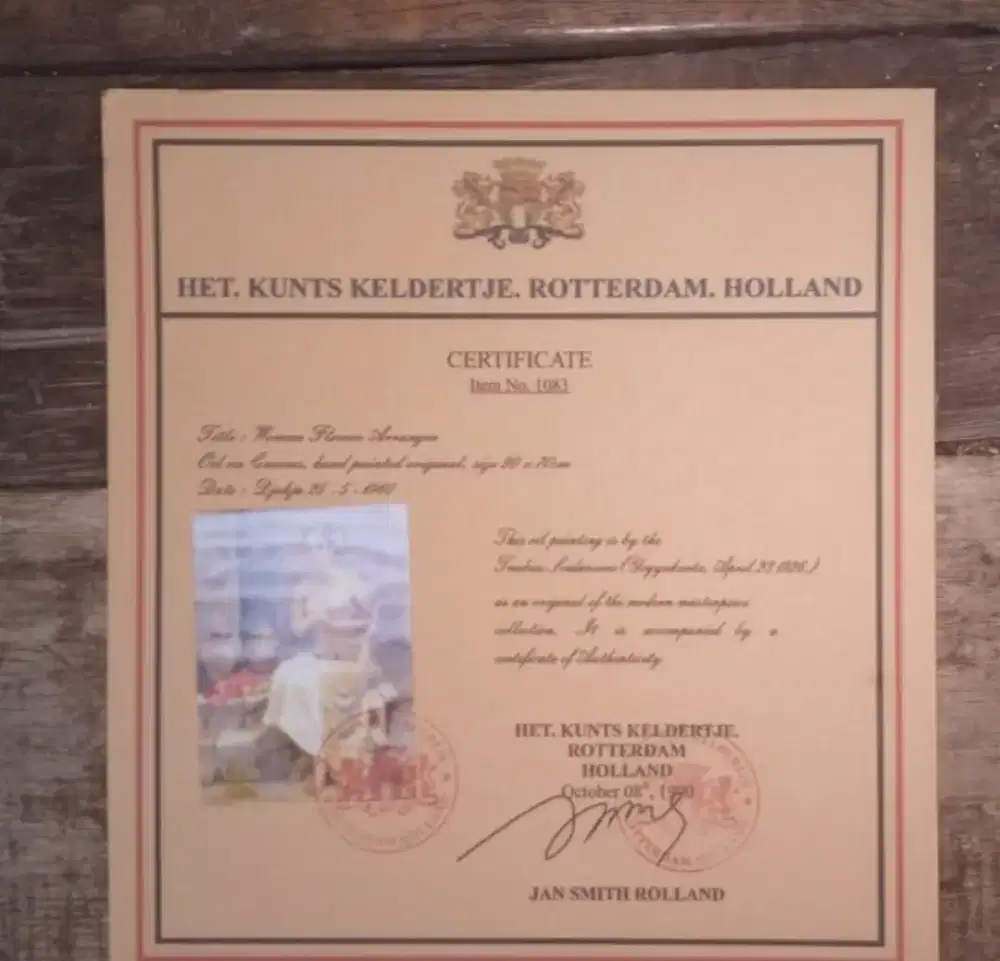 Lukisan Trubus Sertifikat