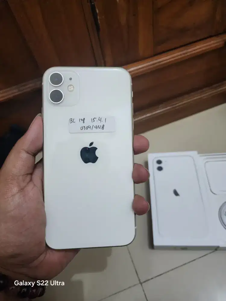 IPhone 11 128gb beacukai fulset original