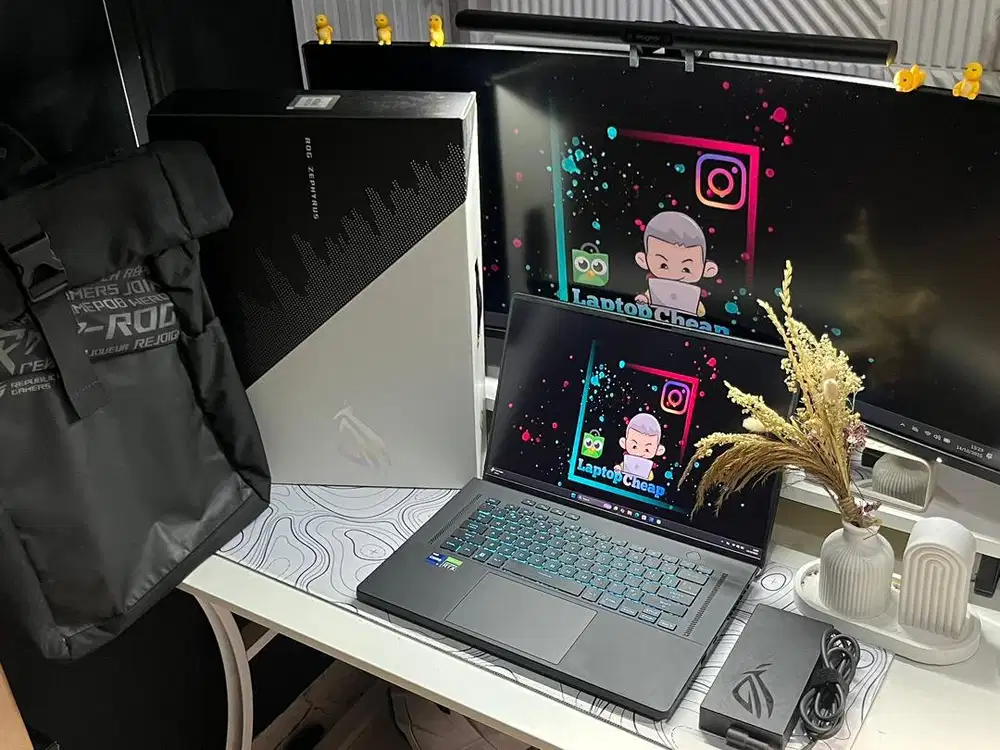 Asus ROG Zephyrus M16 i9 12900H RTX 3060 Likenew x Strix G14 Legion