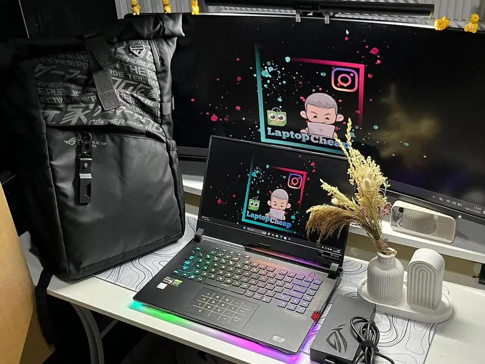 Asus ROG Strix Scar Ryzen 9 5900HX RTX 3060 Layar 300Hz x Legion Tuf