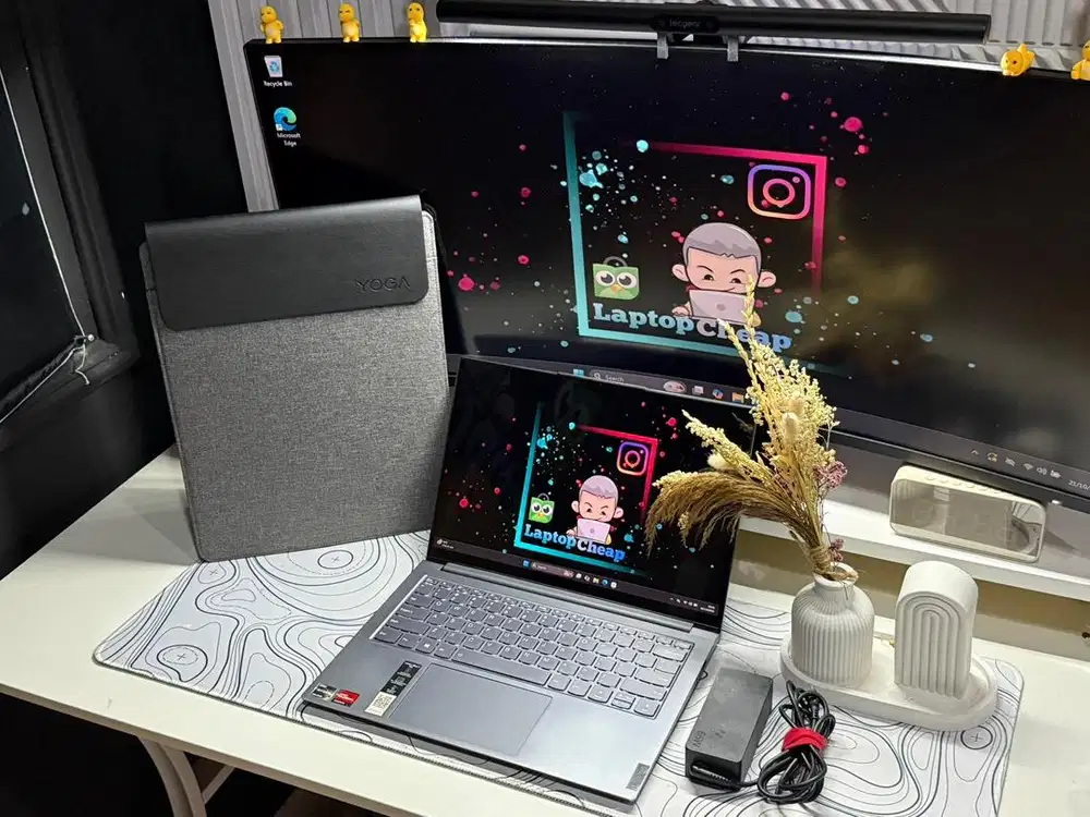 Lenovo Yoga Slim 7 PRO Ryzen 9 5900HX 3K 100%Srgb x Zenbook Vivobook