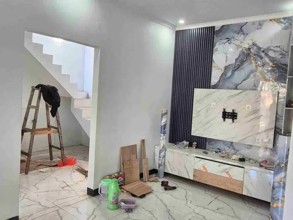 rumah minimalis bangunan baru dua lantai deket exit tol serang