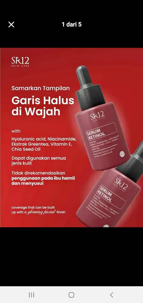 Jual serum retinol SR12