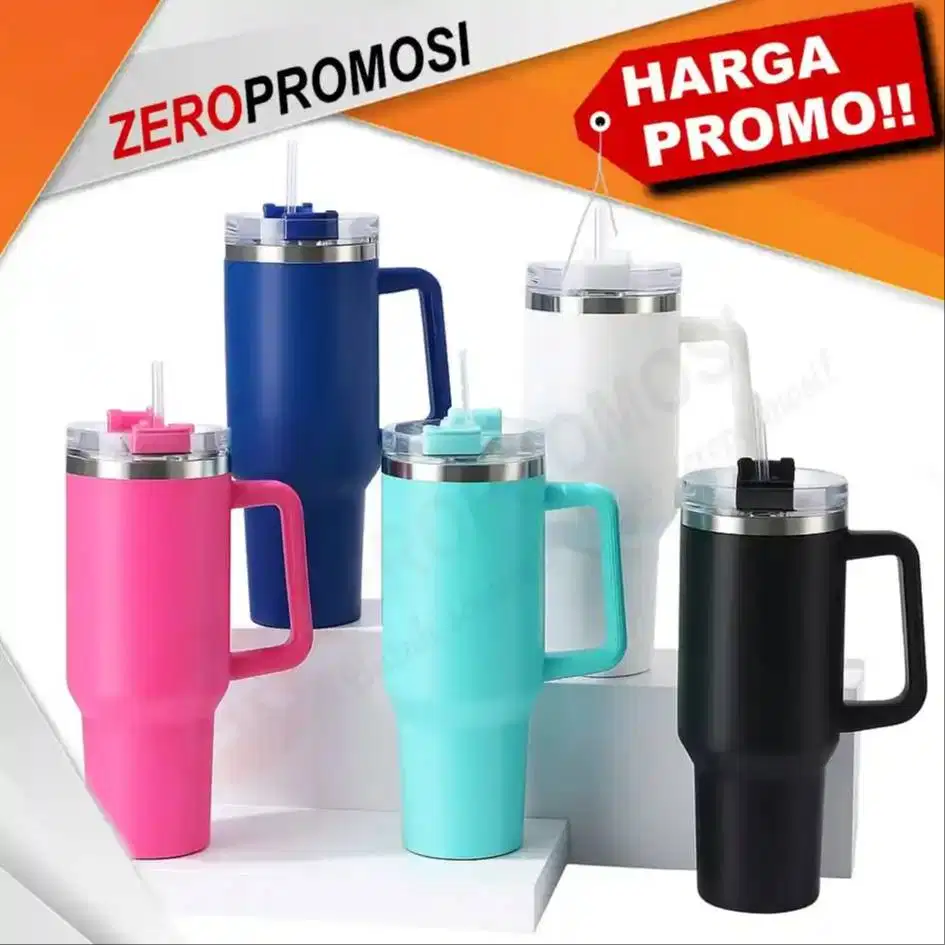 Tumbler Promosi Custom Gagang Jumbo 900ml