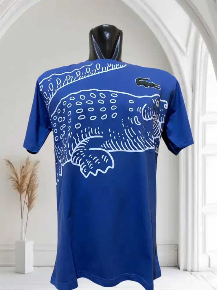 T-shirt lacoste motif buaya jumbo