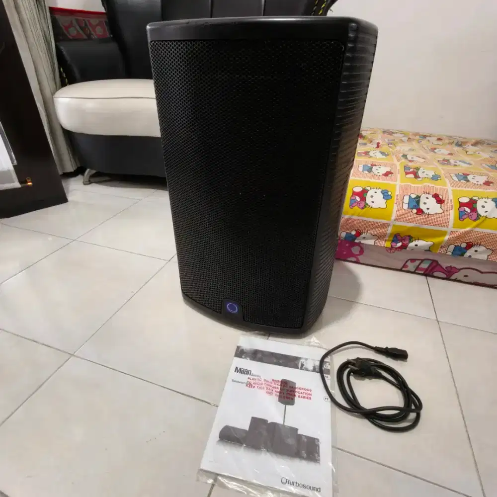 speaker aktif turbosound milan m12 audio sound power active