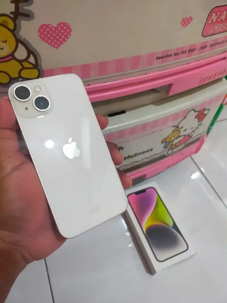 Jual cepat iphone 14 128 ex ibox PA/A kel fullset ori..simak ket dibwh
