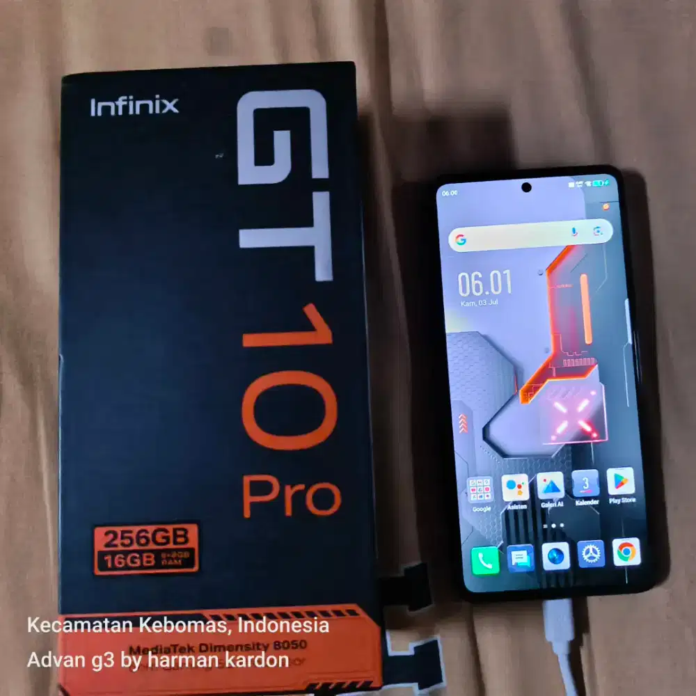 Gaming Infinix gt 10 pro