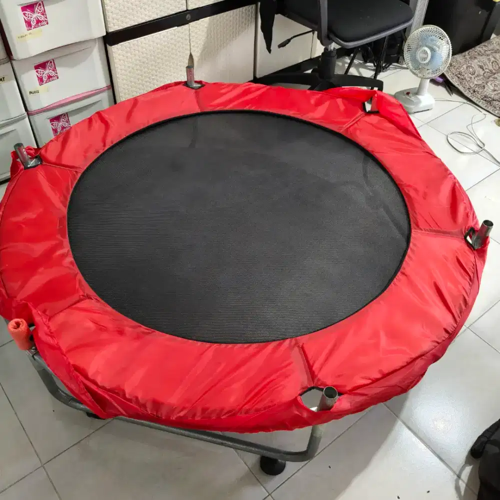 trampolin spring bed kasur 1.4m mainan anak olahraga gym