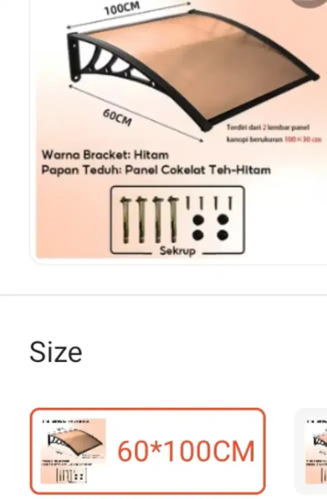 Conopi Instan Tigal pasang SDH satu set salah beli