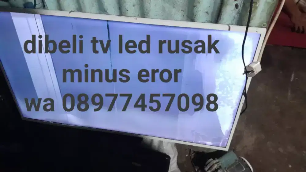 Tv led rusak dibeli