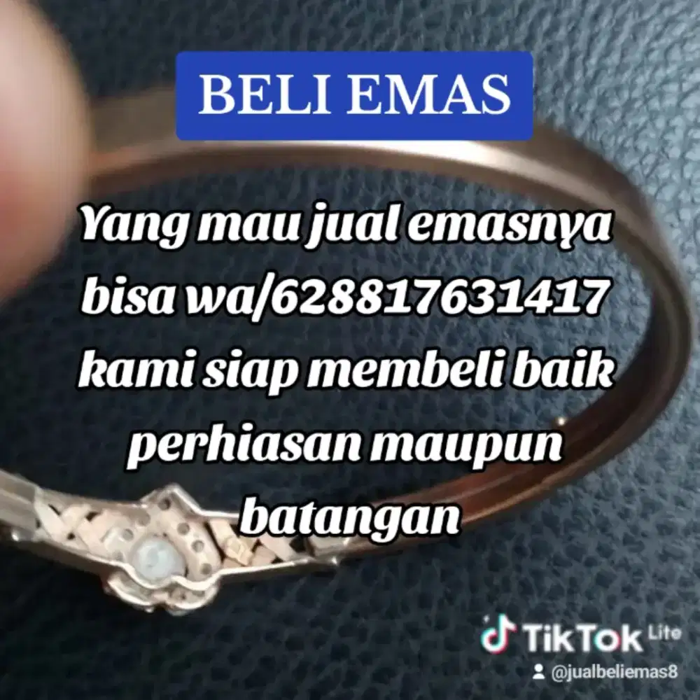Beli emas dan perhiasan tanpa surat