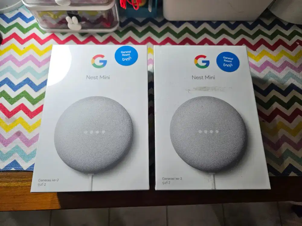 Speaker Pintar Google Nest Mini Gen 2 Sealed Garansi Tam