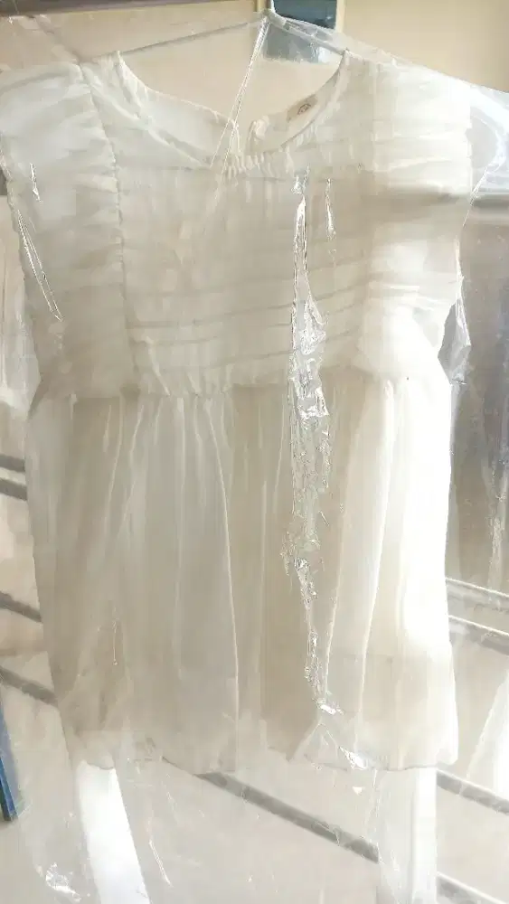 Dress Putih usia 3-4thn