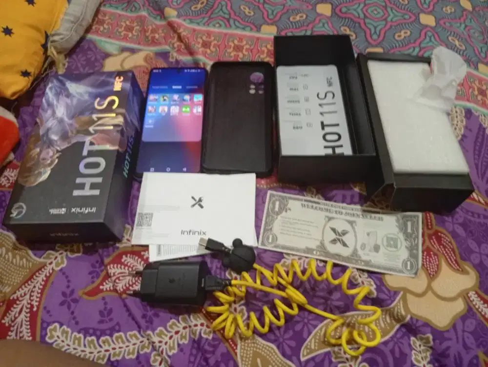 infinix hot 11s nfc 6+3 / 128 ojol time