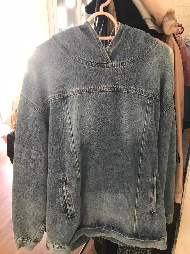 BALENCIAGA HOODIE DENIM JEANS ORIGINAL