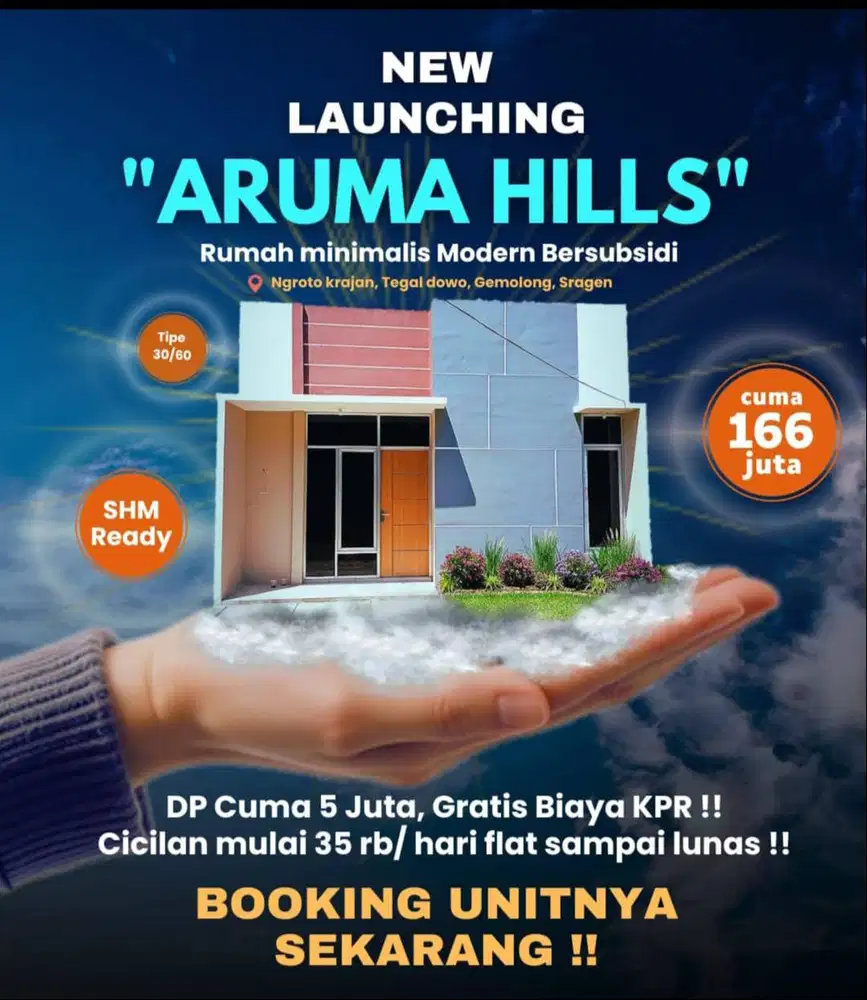 Wujudkan Rumah Impianmu di ARUMA HILLS – Gemolong Sragen!