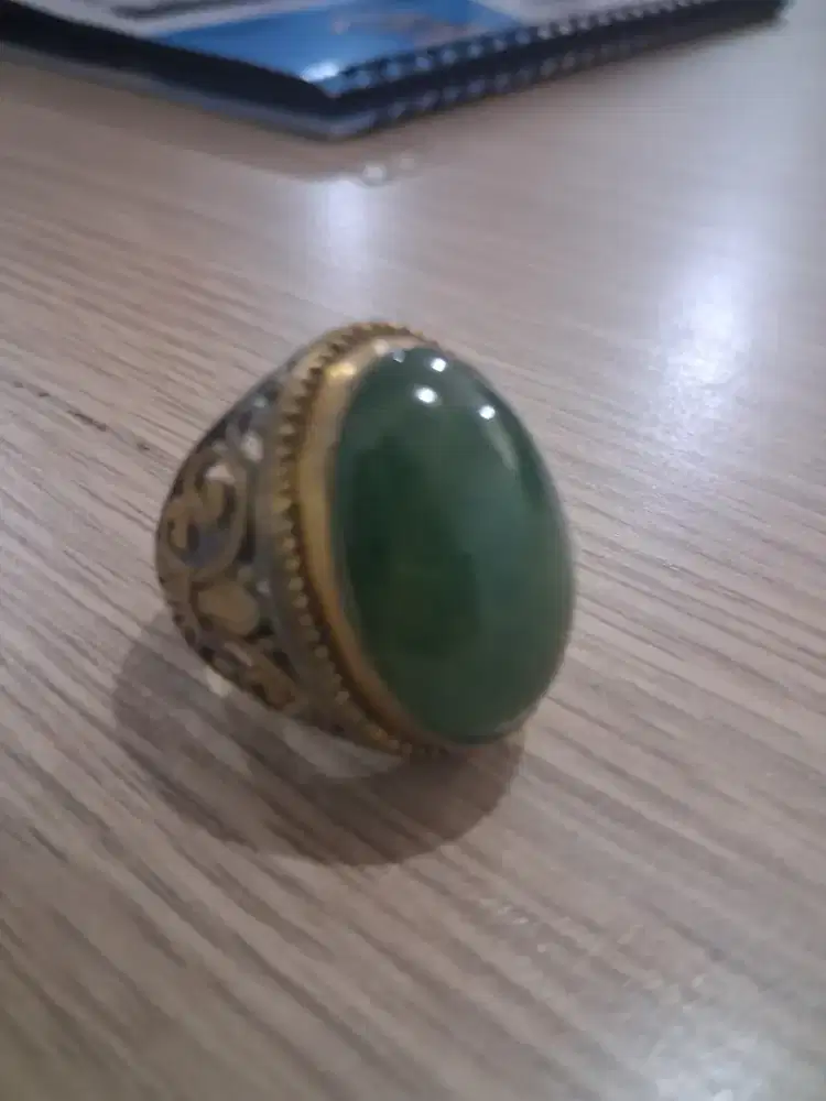 Jual batu cincin sungai dare kristal batu tembus