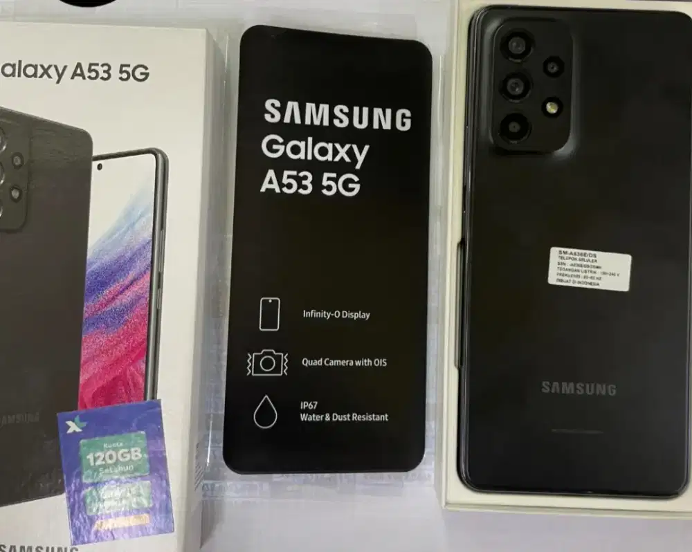 Murah hp Samsung A53 5G 8/256 lkp, bs TT