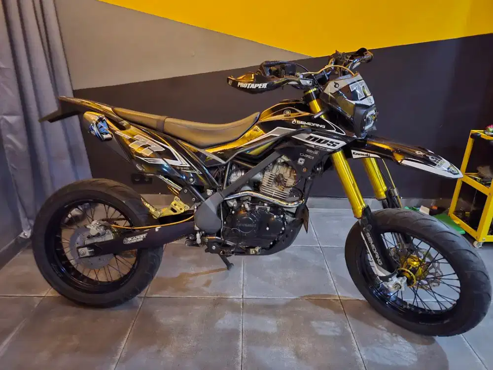 Kawasaki klx dtracker 150 tahun 2021 full modif,mesin full brt