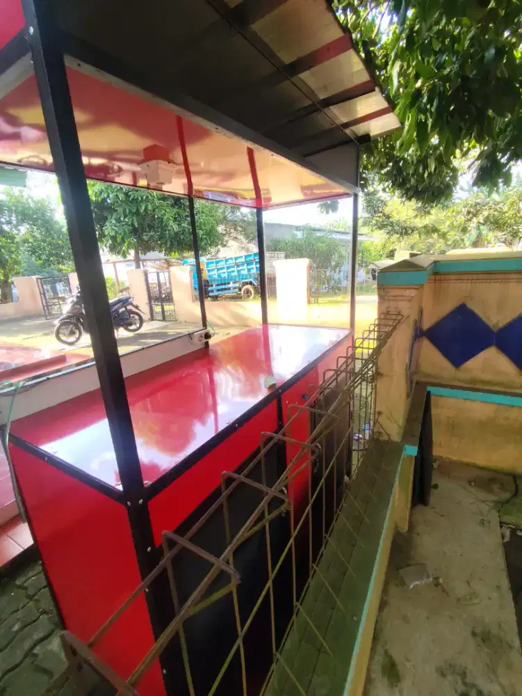 Gerobak bahan acp dan besi siku