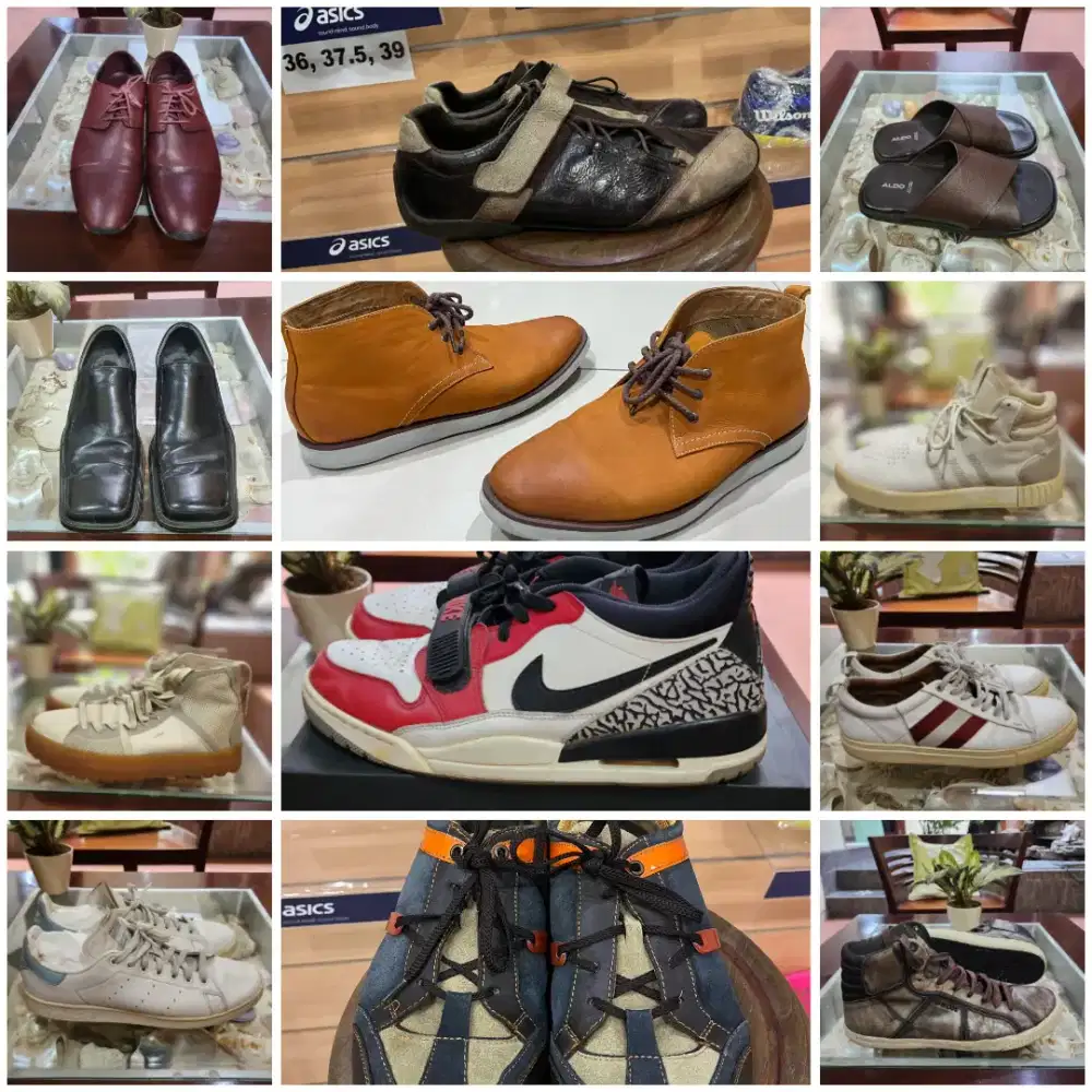 SEKEN BRANDED ORI NIKE,ADIDAS,BALLY,BOSS,PACIOTI,GEOX,ZARA,ALDO SANDAL