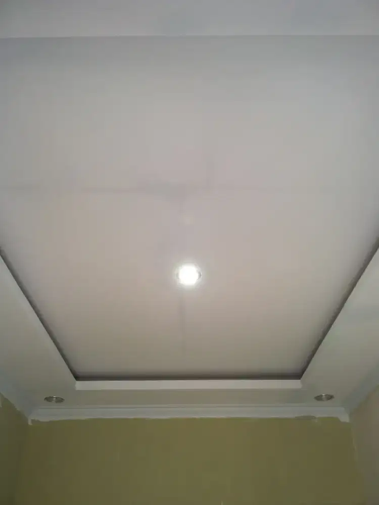 pemasangan plafon gypsum terima jadi langsung tukang