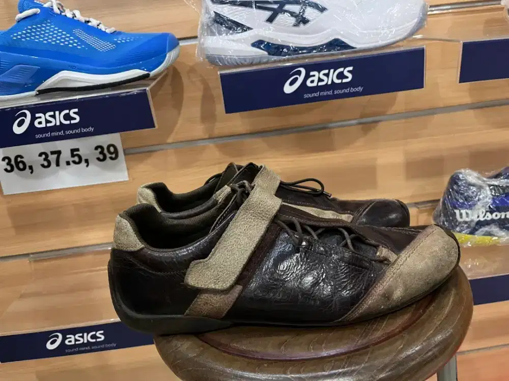 SEKEN BRANDED ORIGINAL LEATHER SHOE SNEAKER LUXURY SISE 45. KULIT ASLI