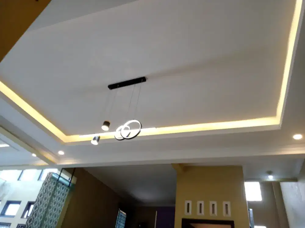 pemasangan plafon gypsum terima jadi langsung tukang berpengalaman