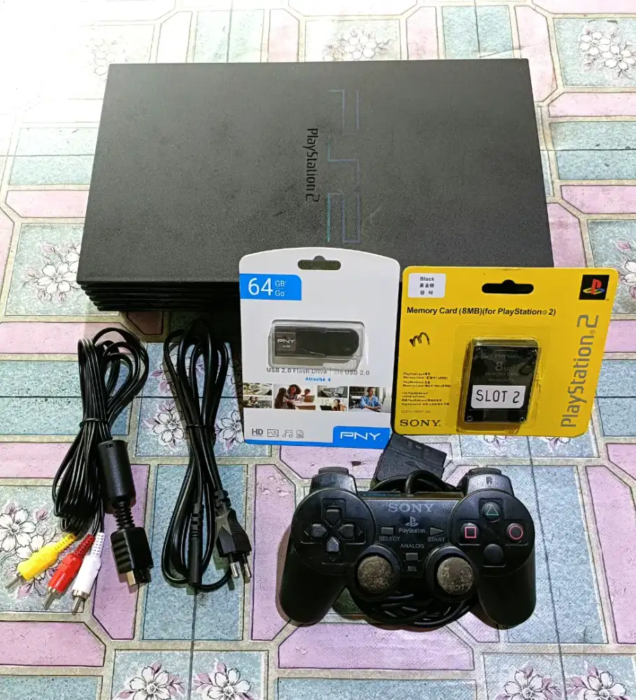 Ps2 fat mcbooth 64gb (bekas)