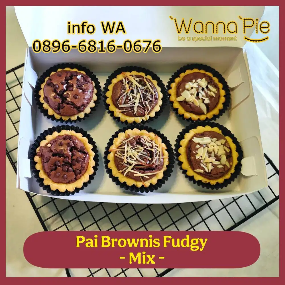 Pai Brownies Fudgy Manis Gurih Renyah Empuk Cocok Buat Acara Special