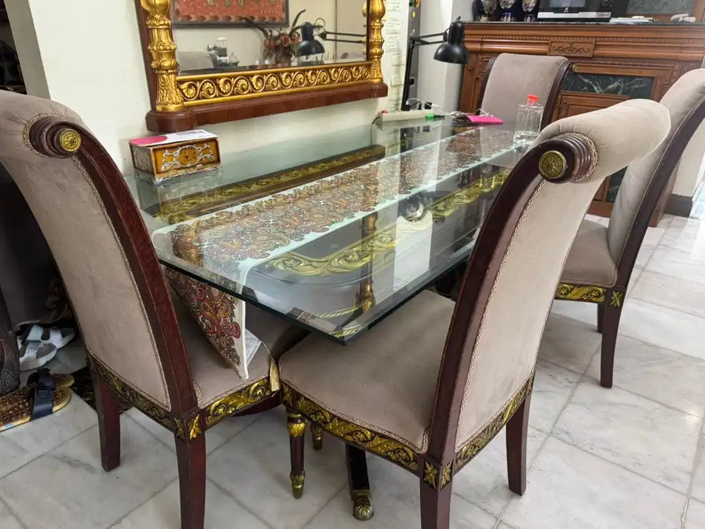 Meja makan jati panjang 2 meter