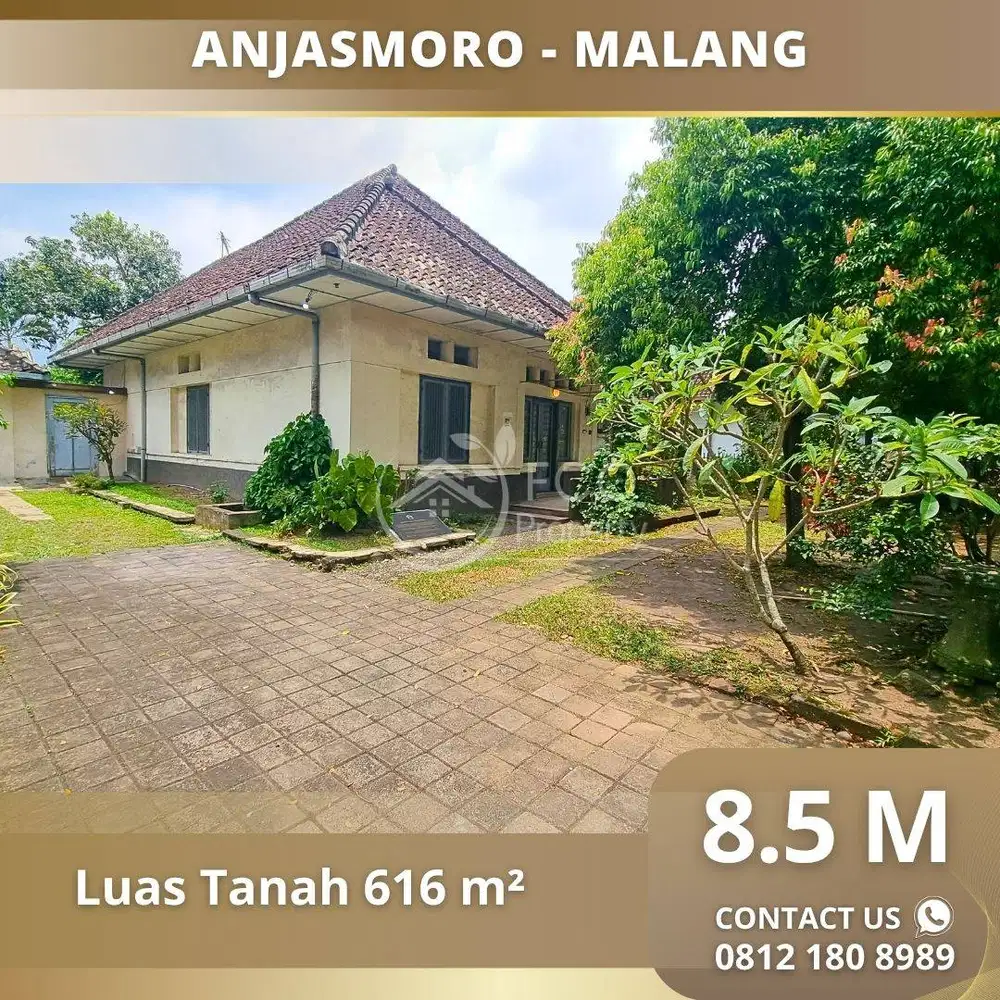 Rumah Area Strategis Jalan Anjasmoro Kota Malang