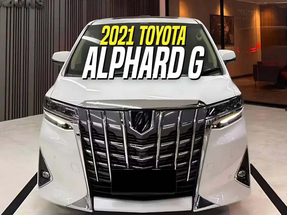 Toyota Alphard G TSS 2021 White on Beige Putih