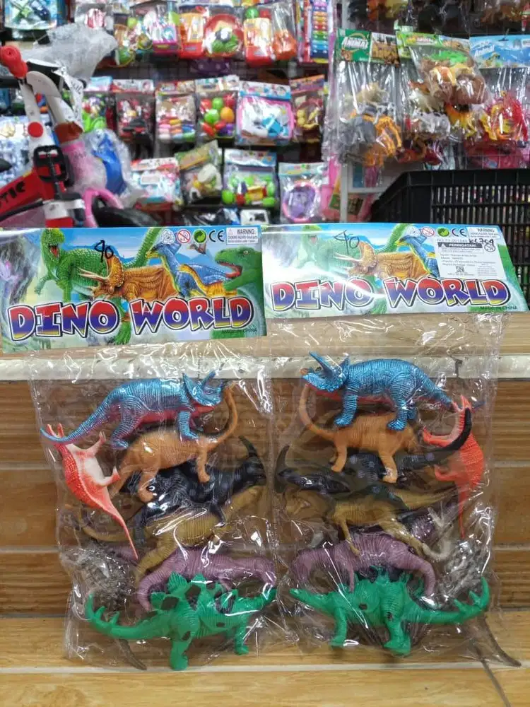 mainan anak set animal dinosaurus