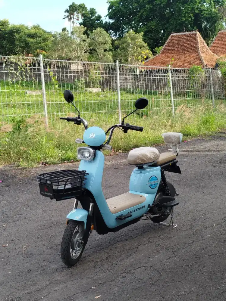 Viral Sepeda listrik agathos Super aman berkendara