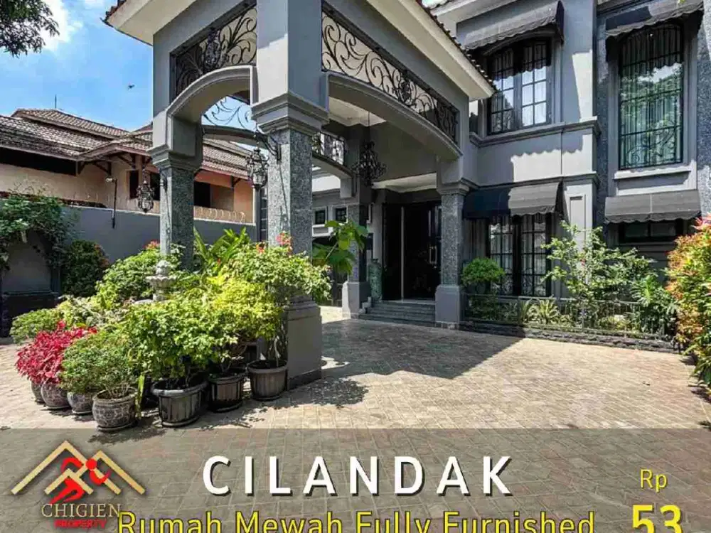 DIJUAL RUMAH MEWAH FUUL FURNISHED DENGAN PRIVET POOL DI CILANDAK JAKARTA SELATAN