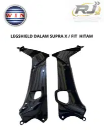 Legshield Dalam 1 SET Honda SUPRA X / FIT HITAM Merk Win