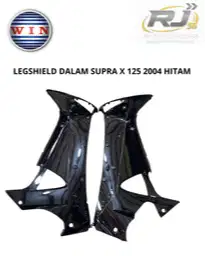 Legshield Dalam 1 SET Honda SUPRA X 125 2004 HITAM Merk Win