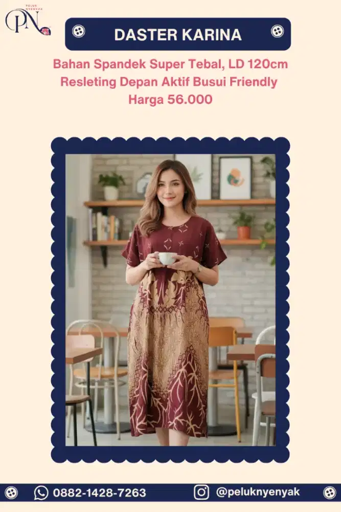 Daster Karina Peluk Nyenyak