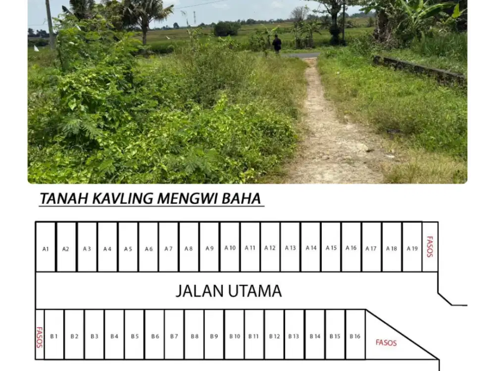 TANAH KAPLING LOKASI STRATEGI BAHA - MENGWI