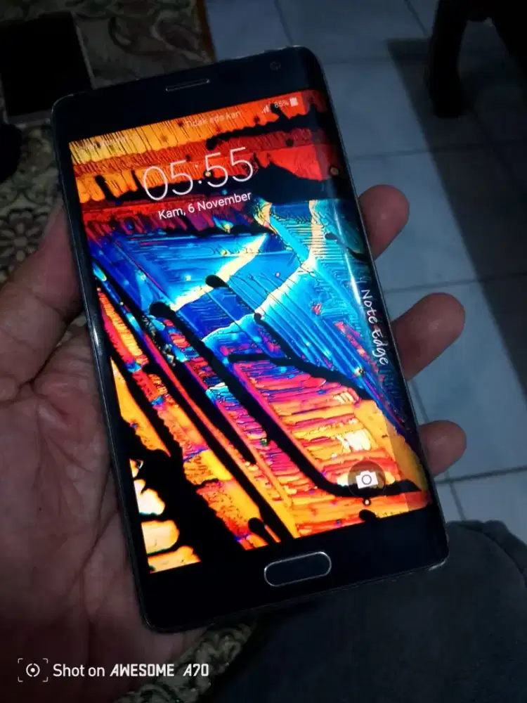 Ss note edge docomo.. 3/32.. layar amoled lengkung msh ok