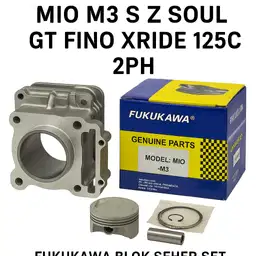 Fukukawa Blok Seher SET Cylinder Comp Mio M3, Soul GT, Fino, Xride 125