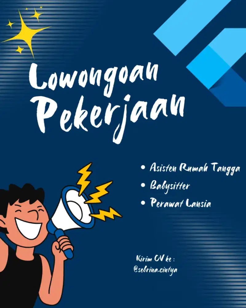 Buka lowongan kerja khusu wanita