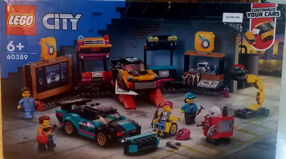 LEGO City Custom Car Garage Building Toys Set