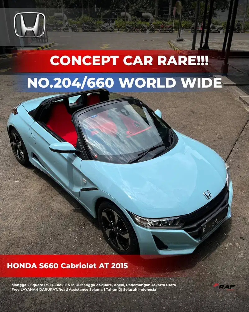 HONDA S660 CABRIOLET AT TURBO 2015 MATIC S 600