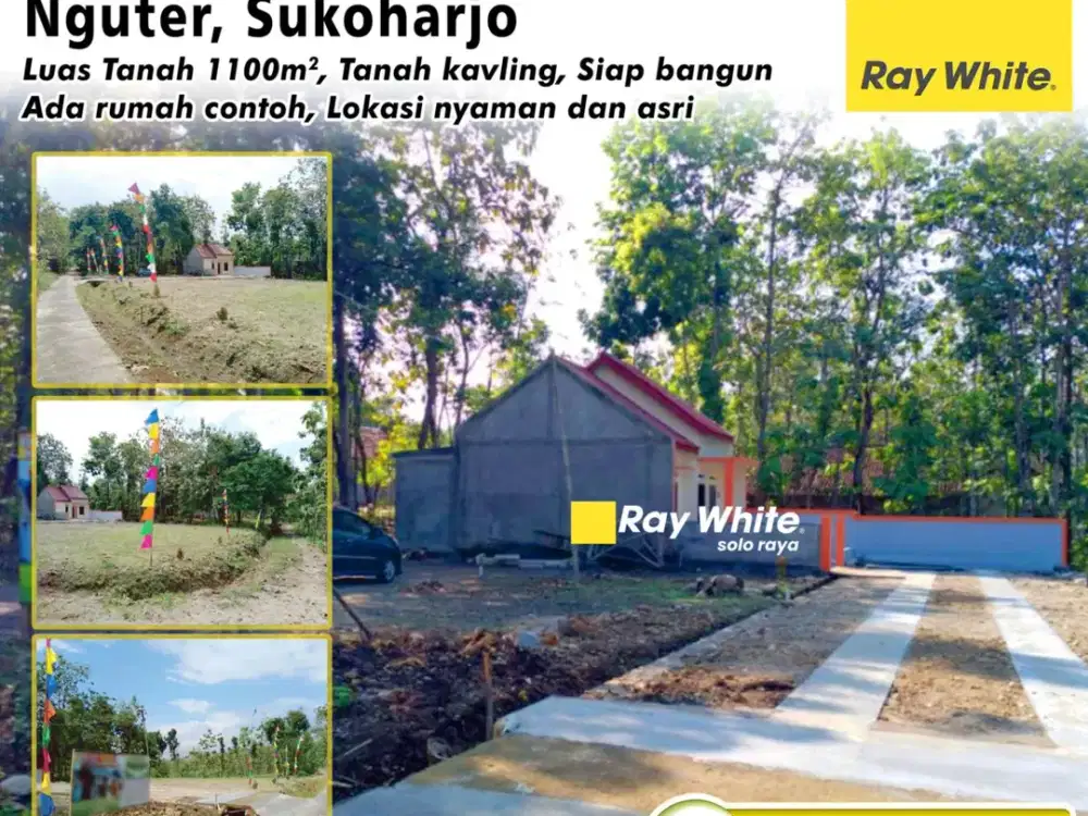 Dijual Tanah Kavling Harga Murah Di Nguter Sukoharjo Bonus Rumah