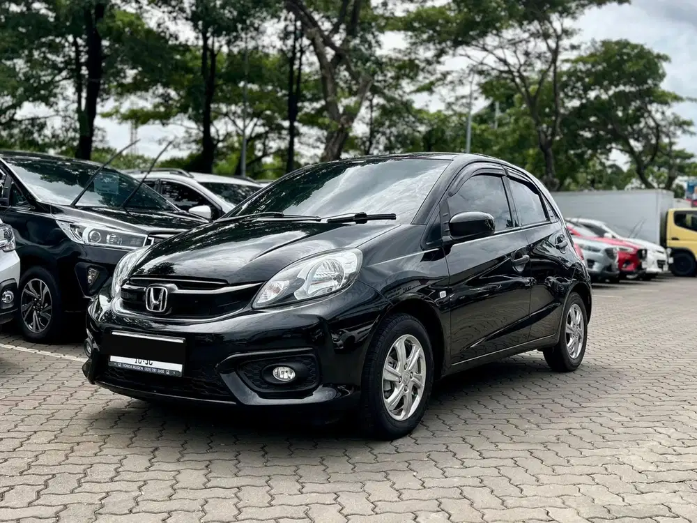 [ TERAWAT ] HONDA BRIO 1.2 E AT CVT AT MATIC 2017 HITAM